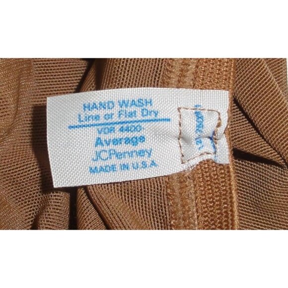 Vintage JC Penney Super Shaper Pantihose size Average nude pantyhose sissy - Picture 9 of 9